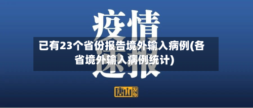 已有23个省份报告境外输入病例(各省境外输入病例统计)